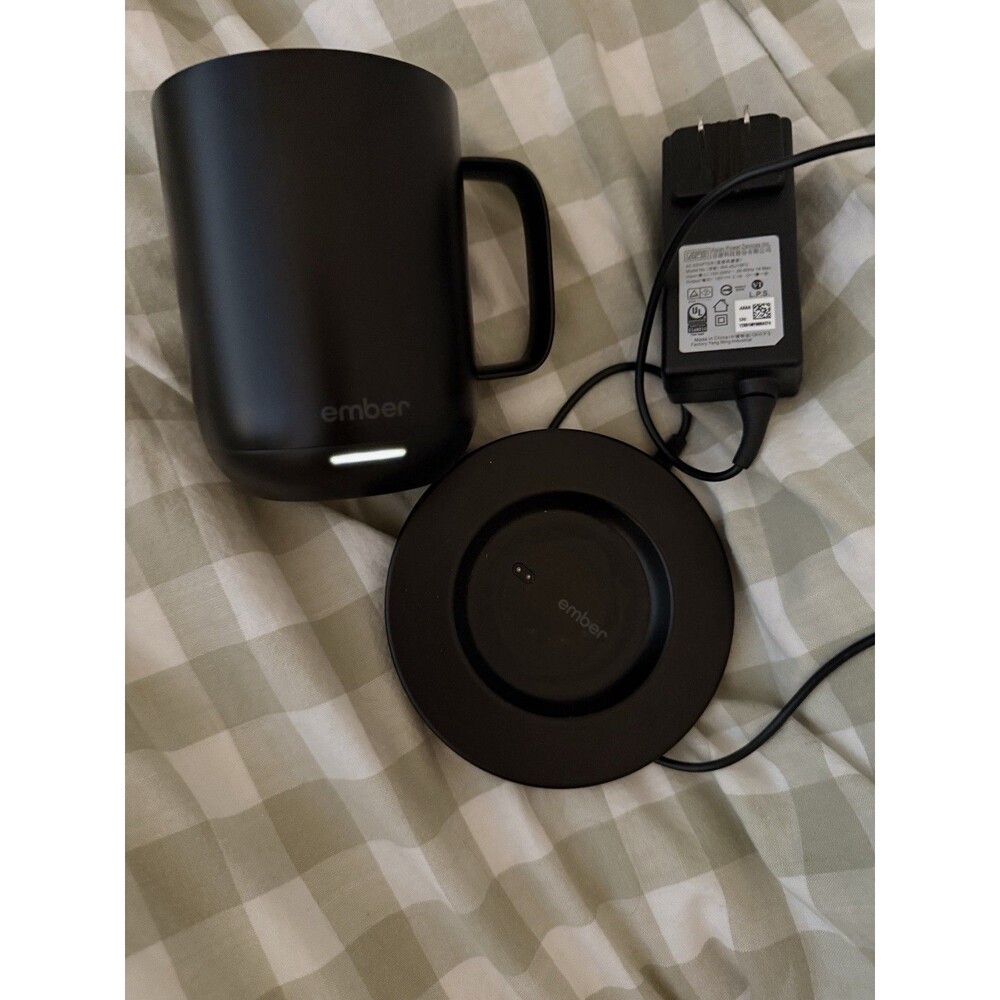 Ember App Temperature Control Smart Mug 2 10 Oz Heated Coffee Mug Black
